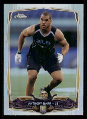 2014 Topps Chrome Refractors #161 Anthony Barr - Image 1 of 2
