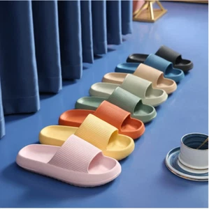 Women's Thick Platform Summer Slippers NEW Many Colors - Picture 1 of 18