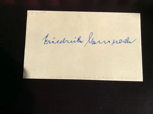 Signature of Friedrich Kemnade - Oberkommando of Kriegsmarine *Knight's Cross - Picture 1 of 2