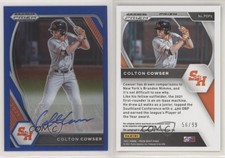 2021 Panini Prizm Draft Picks Blue Prizm Auto /99 Colton Cowser #PDP5 Auto