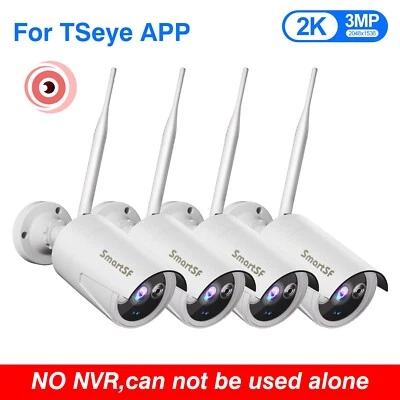 3MP Wireless Security Camera Indoor Outdoor CTV IP Surveillance System - Image 1 of 4