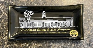 Plato baratija vintage First Capitol Savings & Loan Association St Charles MO - Imagen 1 de 4