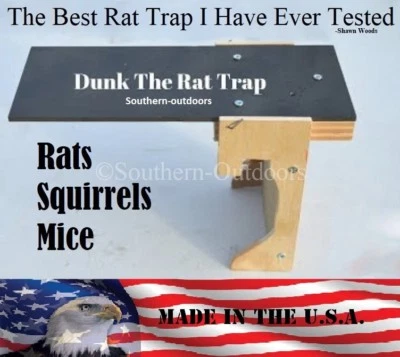 Walk The Plank Rat Trap - Rat & Squirrel Trap - Auto Reset - USA MADE  - Image 1 of 4