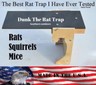 Original Dunk The Rat Trap - Rat & Squirrel Barn Trap - Auto Reset - USA MADE 