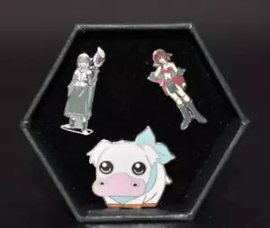 .hack SIGN Bandai Pins ~ Tsukasa, Mimiru & Grunty - Picture 1 of 4