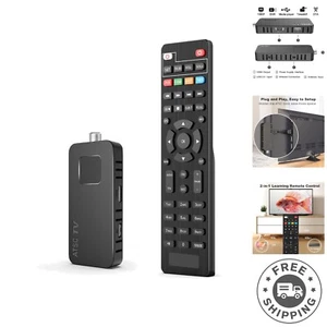 2024 Space-Saving Digital TV Converter with Hidden HDMI Output & Learning Remote - Picture 1 of 9