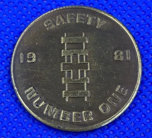 1981 Chessie System Safety Alert Token – New Old Stock - Railroad Railway Train - Picture 1 of 2