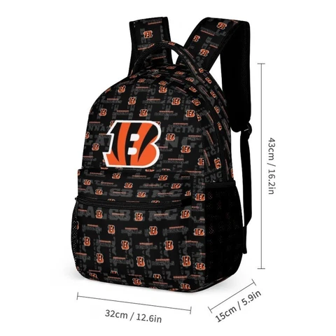 Cincinnati Bengals High Quality Children's Schoolbag Travel Backpack,fans Gift Cover