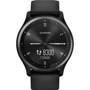 Garmin Vivomove Sport Black 32MB Bluetooth Smartwatch NEW - Picture 1 of 3
