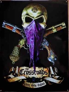 Plate Metal Alchemy Headboard Death the Crossroads - 40 X 30 CM - Picture 1 of 1