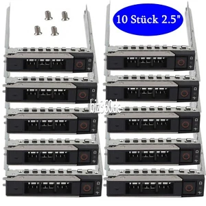 10x 2,5" SAS SATA caddy für Dell Gen 14 PowerEdge Server R740 R940 SFF DXD9H DE - Bild 1 von 11