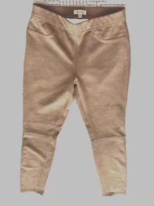 MAX STUDIO WOMENS HIGH RISE BROWN PANTS Size M - Picture 1 of 3