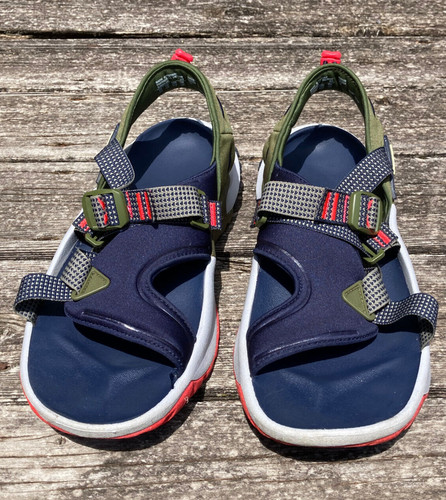 Sandali Nike Oneonta Outdoor Trail verde grezzo blu navy DJ6604 300 uomo 13