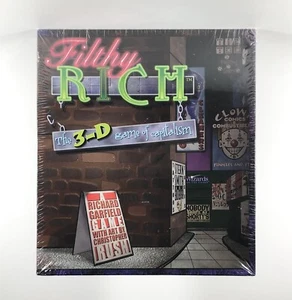 Filthy Rich The 3D Game Of Capitalism - Wizards Of The Coast 1998 WotC - Sealed - Picture 1 of 7