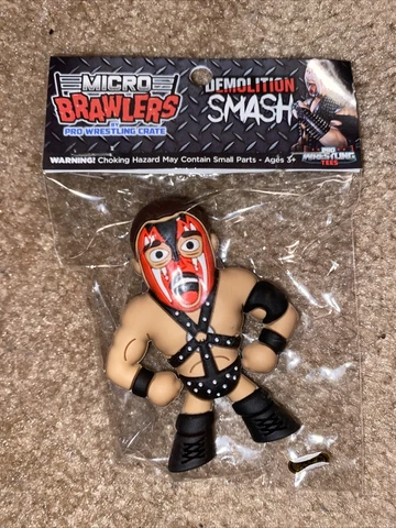 Demolition Smash Micro Brawlers Pro Wrestling Crate Exclusive Figure, AEW Cover