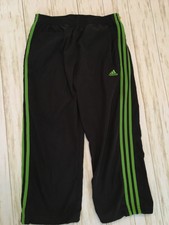 lime green adidas pants