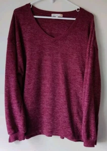 C&C California Damen Pullover Größe 1X rot leicht weich klassisch Freizeit - Bild 1 von 3