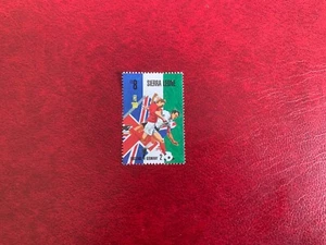 SIERRA LEONE 1989 MNH WORLD CUP FOOTBALL ITALIA 90 GERMANY vs ENGLAND 1966 FINAL - Picture 1 of 1