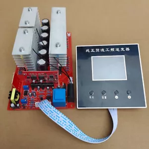 Pantalla LCD Inversor de Potencia Placa PCB 12v a 48v Universal 12/16/24 Tubo - Imagen 1 de 3