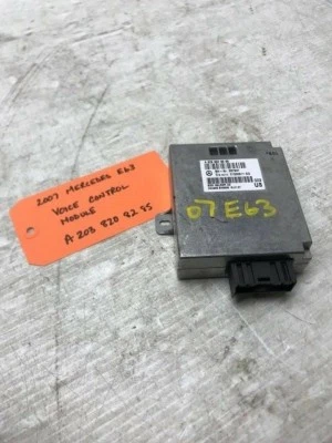 06-11 MERCEDES E63 W211 E500 VOICE CONTROL MODULE A2038208285 - Image 1 of 4