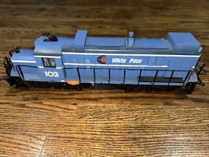 LGB 2155 S White Pass Diesel Locomotive w/Sound EX #103 W/minor Damage - Picture 1 of 11