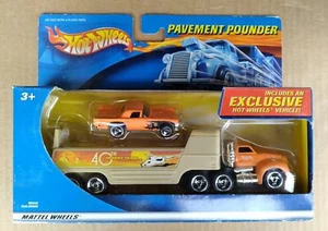 Hot Wheels 2002 Pavement Pounder Treasure Hunt 40th Desert Team 57 T-Bird Orange - Picture 1 of 6