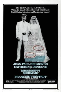 MISSISSIPPI MERMAID Movie POSTER 27x40 Jean-Paul Belmondo Catherine Deneuve - Picture 1 of 1