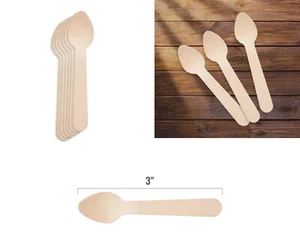 100% Compostable Disposable Biodegradable Birch Cutlery Set - Spoon Fork Knife - Picture 1 of 15