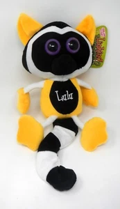 Sugar Loaf 15" Linking Lemurs Stuffed Animal - Yellow Lulu with Purple Eyes - Picture 1 of 1