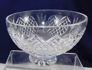 Tazón redondo de patas de 8"" colección de reliquias de boda de cristal Waterford 8"" Irlanda - Imagen 1 de 5