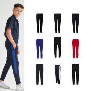 Find & Hales Pantaloni tuta in maglia per bambini LV883 - Pantaloni da allenamento sportivi junior - Foto 1 di 41