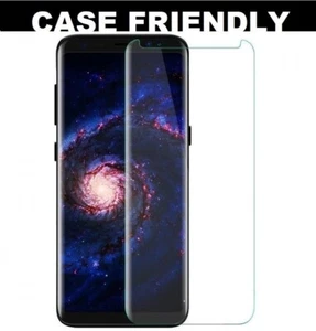Neu 100% Echt Hartglas Displayschutzfolie für Samsung Galaxy S8 - Klar - Bild 1 von 1