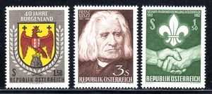 1961-62 Austria SC# 673-684 - 3 Different Stamps - M-H - Picture 1 of 2
