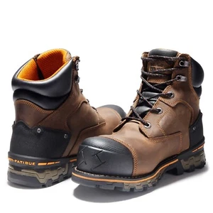 Timberland Pro Boondock 6" Boots Sz 13 USM Composite Toe Waterproof Leather - Picture 1 of 15