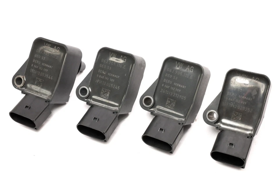 4 bobinas de encendido 13-17 VW Jetta Golf GTI MK6 MK7 Audi A3 S3 Beetle 06J 905 110 E Foto 1 de 4