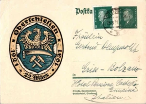 Deutsches Reich - 1931 - Ganzsache P19 mit Zusatzfrankatur - Versand ins Ausland - Bild 1 von 2