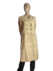 Haute Couture Blazer Mantel Seide 1960's Siegelstoff Modell vintage Unikat 40 42 - Bild 1 von 11