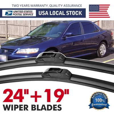 Limpiaparabrisas sin soporte OEM de 24" y 19" para Lexus ES350 GS350 GS300 GS430 Foto 1 de 4