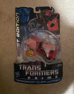 Transformers Prime Primera Edición Terrorcon Cliffjumper Clase Deluxe Nuevo Foto 1 de 2