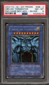 Yu-Gi-Oh! Obelisk The Tormentor Game Boy Advance Secret Rare Promo GBI-002 PSA 8 - Picture 1 of 2