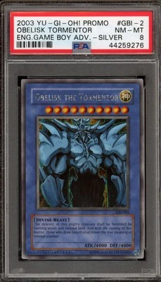 Yu-Gi-Oh! Obelisk The Tormentor Game Boy Advance Secret Rare Promo GBI-002 PSA 8 - Image 1 of 2