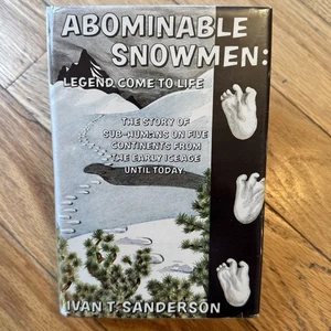 Abominable Snowmen: Legend Comes to Life Sanderson 1st Edition / 4th Printing - Imagen 1 de 23
