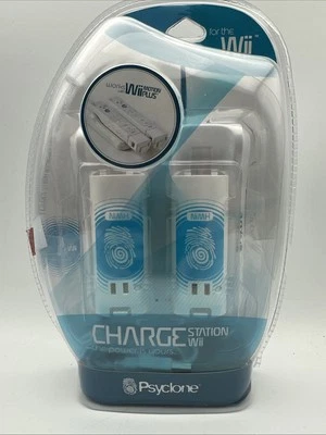 Psyclone Wii Dual Charge Station w/ Remote Control Batteries Motion Plus New - Image 1 of 2
