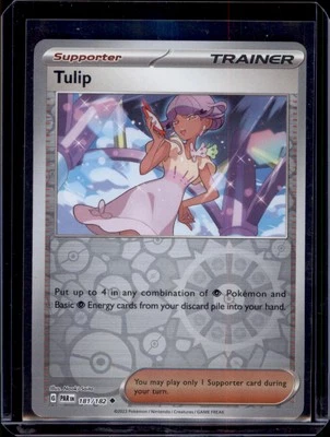 Tulip SV04: Paradox Rift Pokémon #181/182 Reverse Holo NM+ - Image 1 of 2