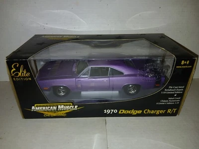 Dodge Charger R/T 1970 Ertl Elite ciruela púrpura loco 1 de 2500 American Muscle Foto 1 de 4