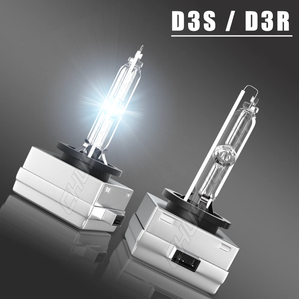 2 6000K D3S D3R DS3 HID Xenon Headlight Replacement Bulbs Super Bright - Image 1 of 4