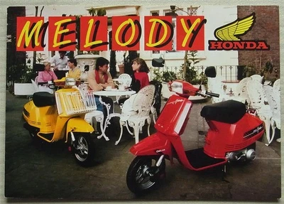 HONDA Melody Deluxe Scooter 49cc MB50M-E Sales Brochure c1984 Ref PB84003A - Image 1 of 4