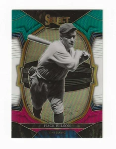 HACK WILSON 2023 PANINI SELECT GREEN-WHITE-PURPLE PRIZM #07/49 CARD #42 - CUBS - Picture 1 of 2