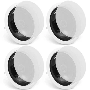  Altavoces de techo Bluetooth de 4 piezas de 6,5 pulgadas, 150 W, montaje empotrado en techo y en pared  - Imagen 1 de 2