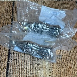 Belwith COCA COLA Metal Bottle Handle Drawer Pull Knob Decor Hardware Lot Of 2 - Picture 1 of 5